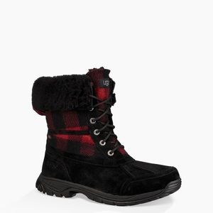 UGG Butte Redwood Boot Buffalo Check Snow Boot